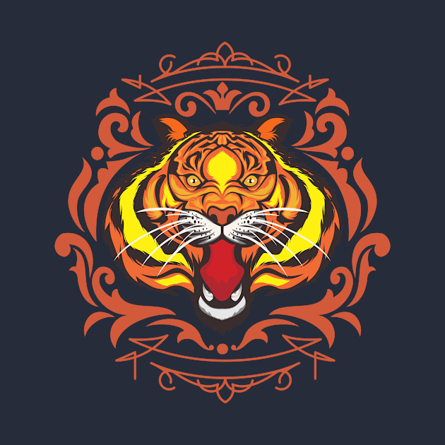 Angry Tiger Design by EMTEHA