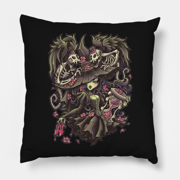 Witching Hour Pillow by JEHSEE