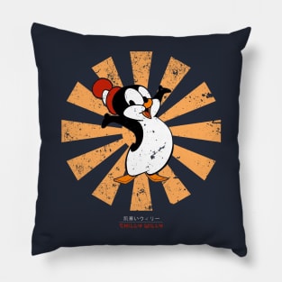 Chilly Willy Retro Japanese Pillow