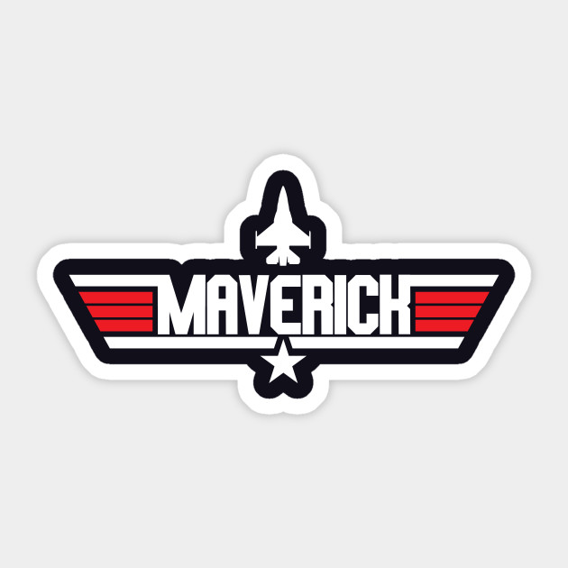 Maverick Top Gun Sticker Teepublic