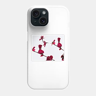 Dainty Red Double Stem Phone Case