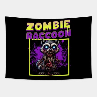 Zombie Raccoon funny Tapestry