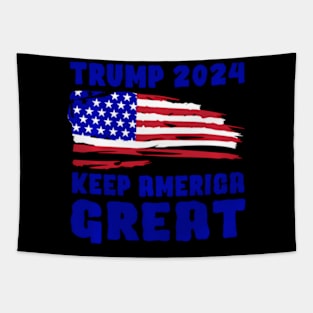 President Trump 2024 Usa Flag-Keep America Tapestry