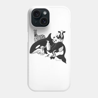 Black and White Gang Phone Case