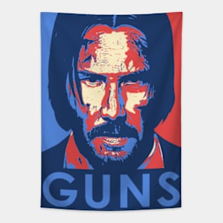 Guns Tapestry