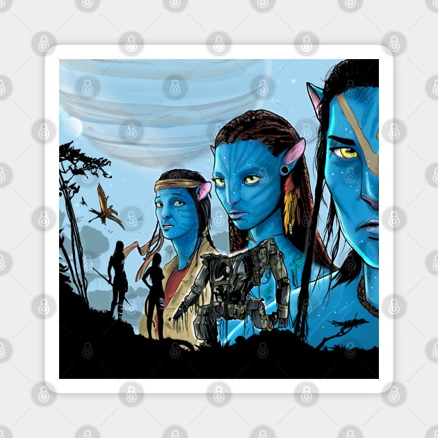 Avatar Magnet by Davide Lopez Art