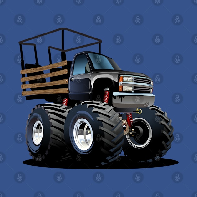 Cartoon monster truck by Mechanik