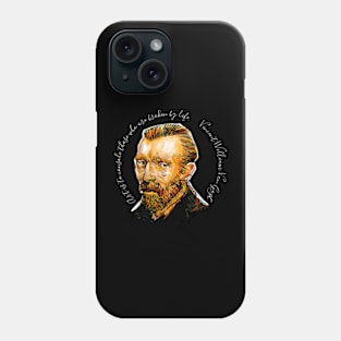 van gogh's quote Phone Case