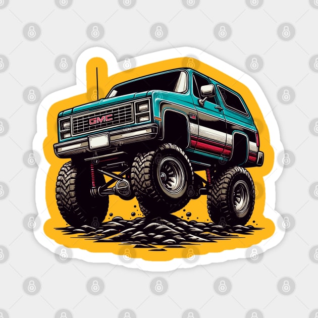 GMC Jimmy Magnet by Vehicles-Art