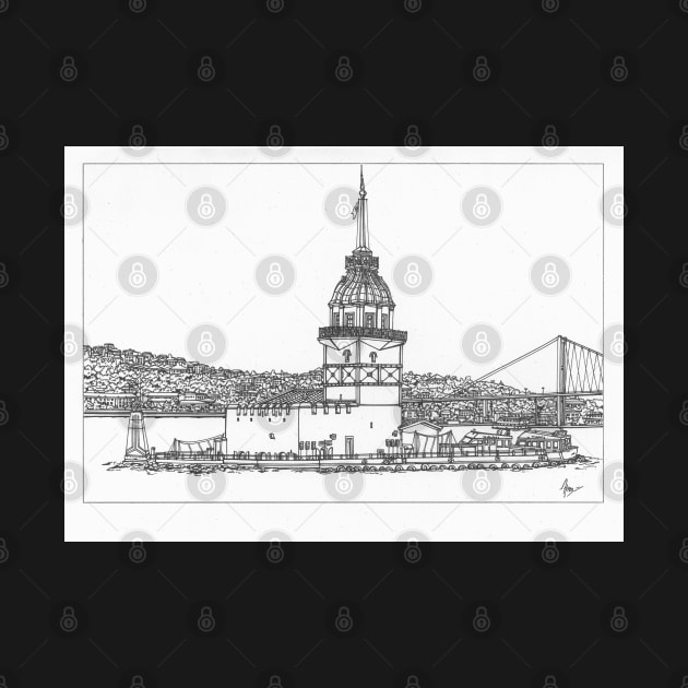 Istanbul Maidens Tower by valery in the gallery