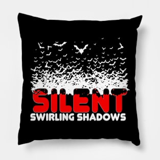 bats Halloween Gift Bats Swarm Gift Of Halloween Holiday Pillow