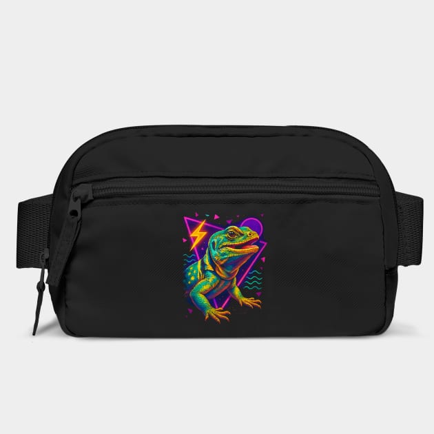 Retro Neon Eastern Collared Lizard by Reptiq's Store