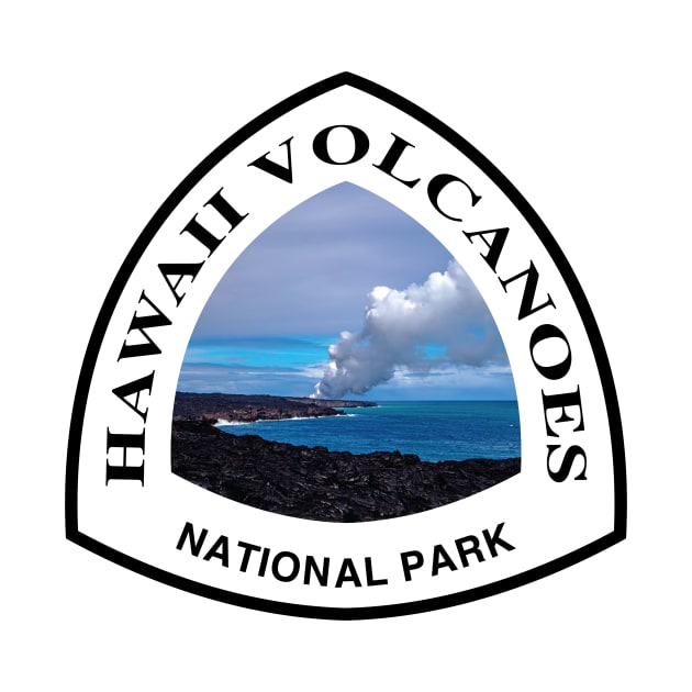 Hawaii Volcanoes National Park shield by nylebuss