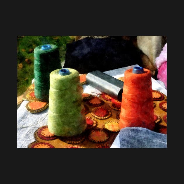 Large Spools of Thread by SusanSavad