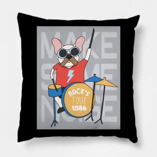 FUNNY DOG & LOVE ROCK Pillow