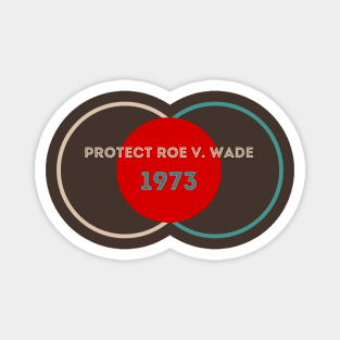 Protect Roe V. Wade 1973 Magnet