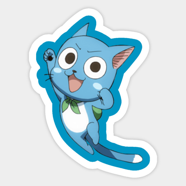 Happy Fairy Tail Fairy Tail Sticker Teepublic Au