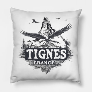 Tignes France Pillow