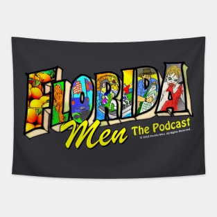 Florida Men Logo - Dark Fabric Tapestry