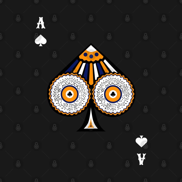 Ace of Spades - Poker Card Design by BB Funny Store