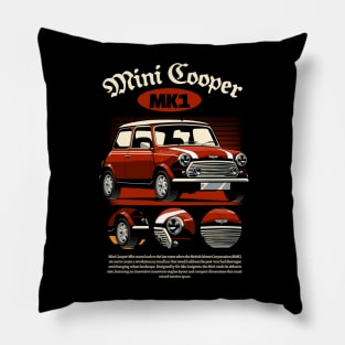 Mini Cooper Morris 1959 Pillow