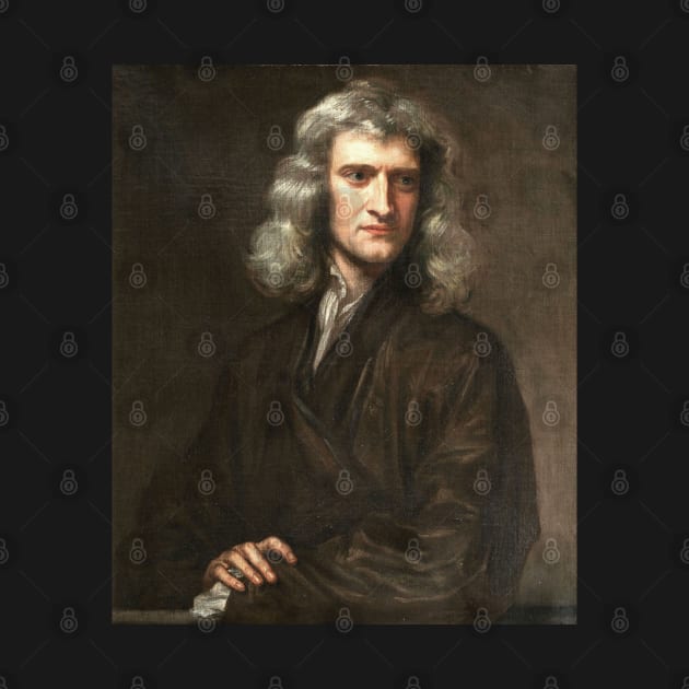 Sir Isaac Newton Portrait Art by Embrace Masculinity