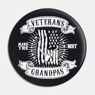 Veteran Make The Best Grandpas Pin