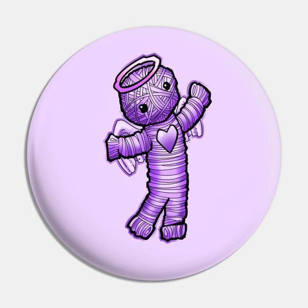 cute purple love angel Pin by weilertsen