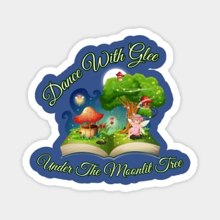 Moonlit Enchantment: Dancing Fairies Under the Tree Magnet