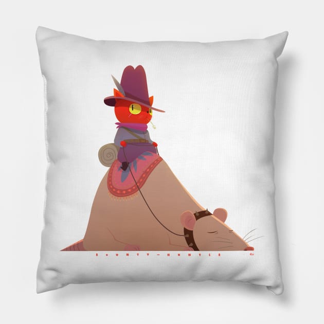 Bounty Hunter Pillow by Clement