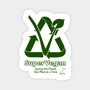 Super Vegan Magnet