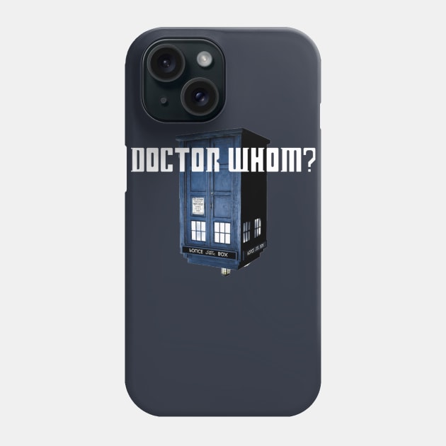 Doctor Whom Navy top Phone Case by doctorwhom