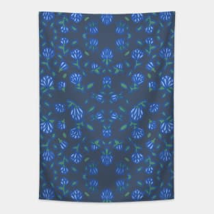 Geometric Delicious Floral Garden 6 Tapestry