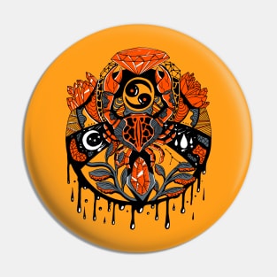 Orangrey Mystic Cancer Zodiac Pin