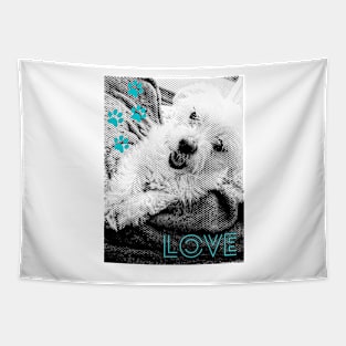 Love my dog II Tapestry