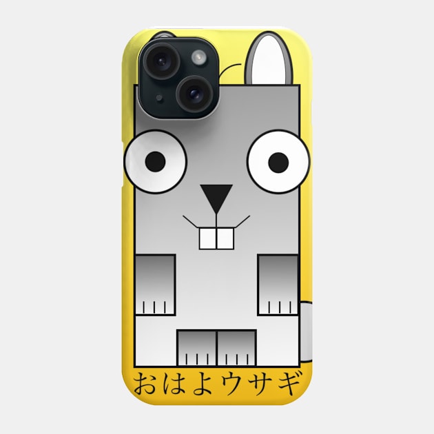 Good morning Rabbit Phone Case by Kawahori1105