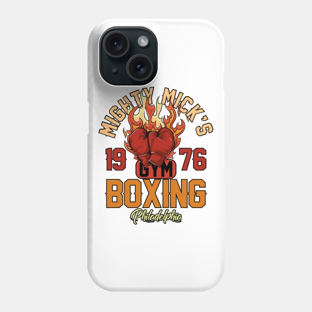 Mighty Micks Boxing Gym Phone Case by sagitarius