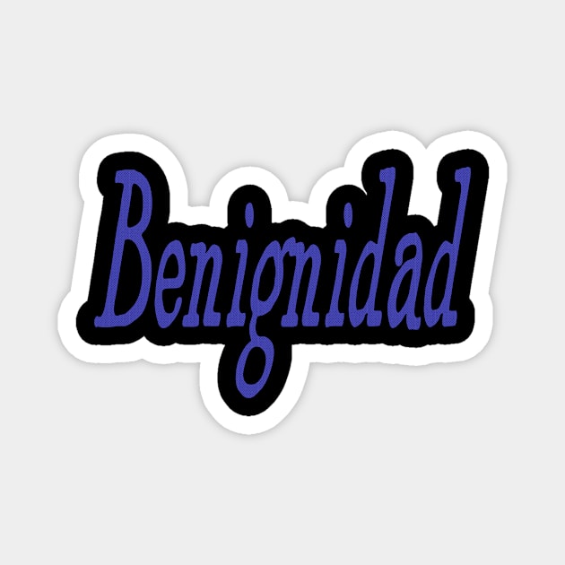 Purple Benignidad Magnet by meryrianaa