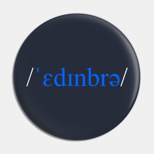 Edinburgh phonetics Pin