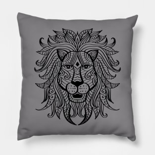 Zentangle Lion Pillow