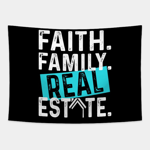 Faith Family Real Estate Tapestry by Section