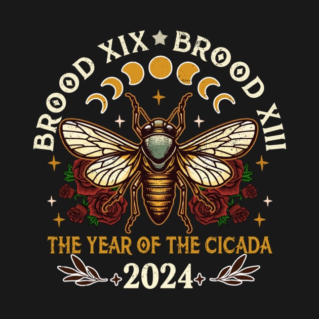 Cicada Lover Brood XIX Brood XIII Year Of The Cicada 2024 by kiperb