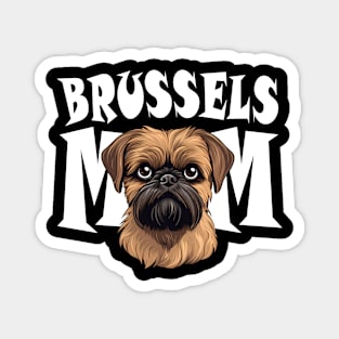 Brussels Griffon Mom Cute Dog Mothers Day Womens Magnet