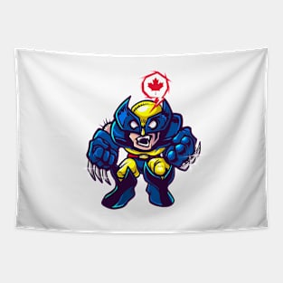 Wolvie the Red Maple Berserker Tapestry