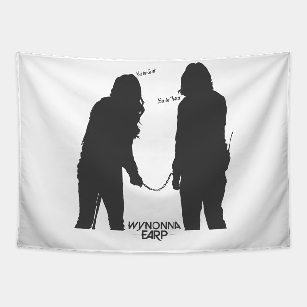 Wynaught Grey logo (Wynonna Earp) Tapestry by sapb-artwork