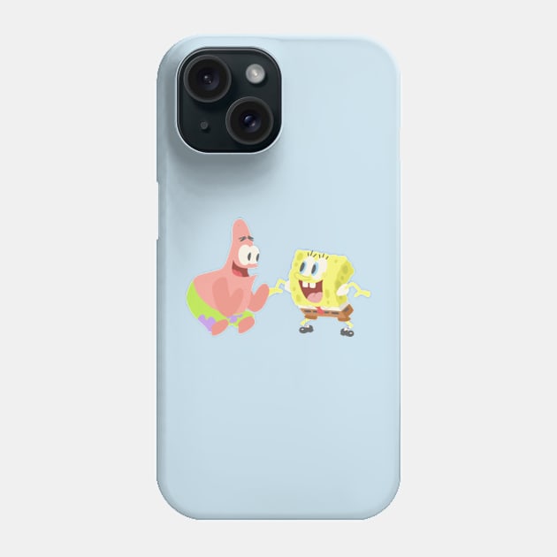 spongebob x patrick Phone Case by gray-cat