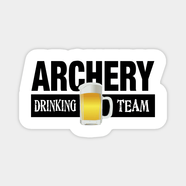 Archery Drinking Team Magnet by Teresa's Store 1