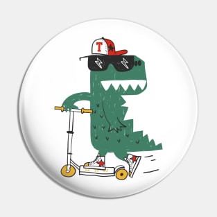 Dino Attitude Pin