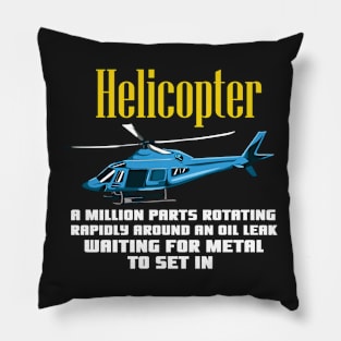 HELICOPTER: Helicopter Definition Pillow