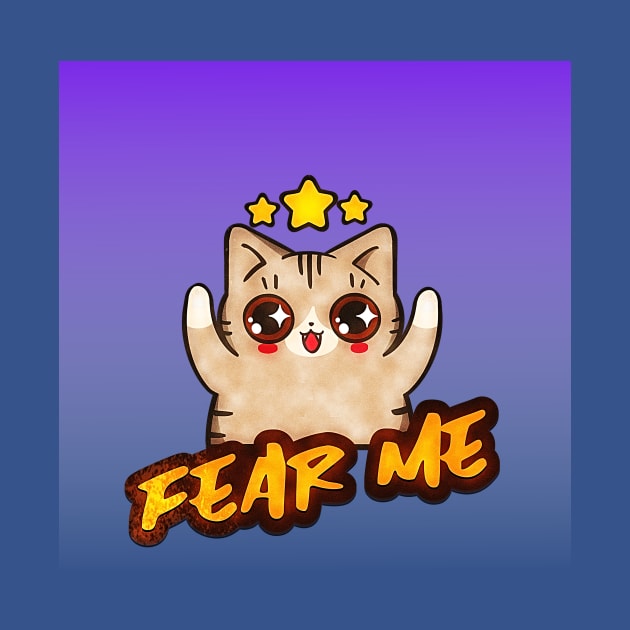 Fear Me (spooky kitten cartoon) by PersianFMts